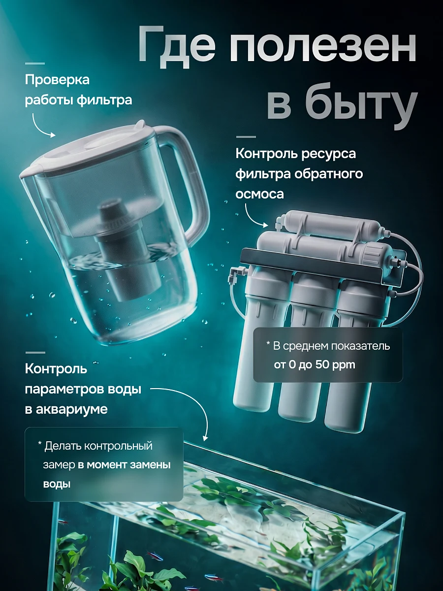Тестер качества воды — слайд 7