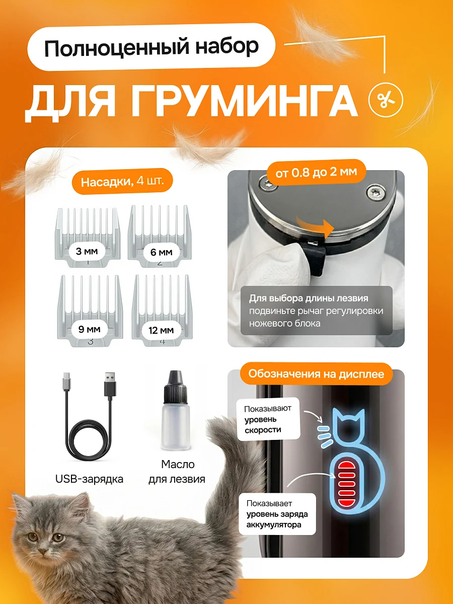 Машинка для стрижки животных — слайд 1
